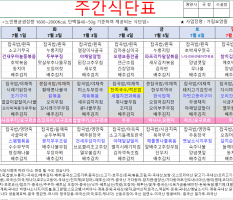 7월1주 식단표